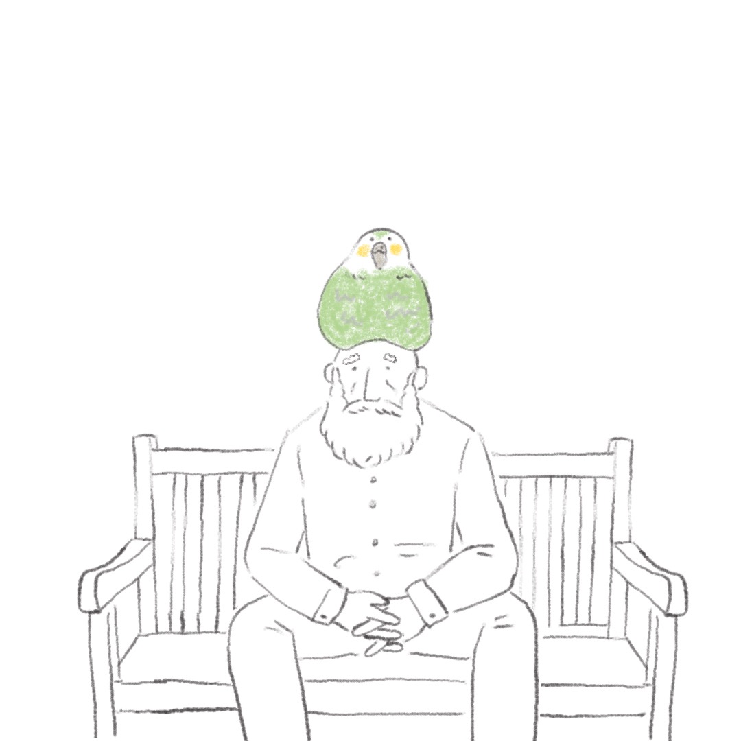 この後おじいさんどうしたんだろ…

#kakapo
#カカポ
#イラスト好きと繋がりたい
#ゆるイラスト 