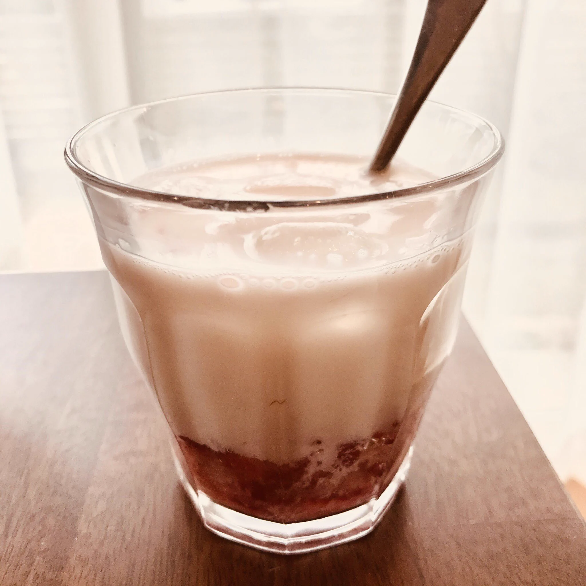 全然映えるように作れなかったけど、美味しかった🍓✨  