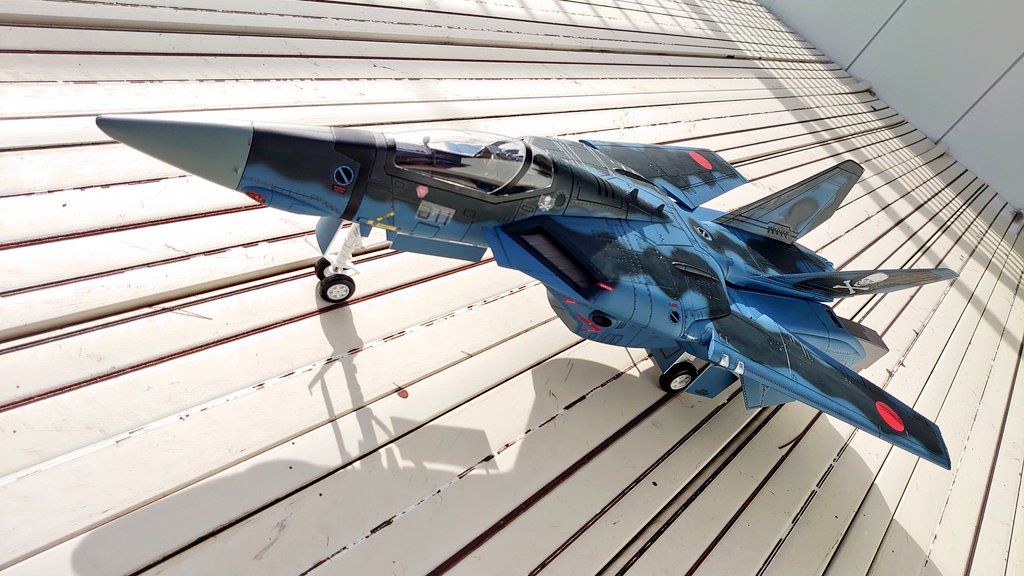 シドレー でっかいバルキリー マクロスモデラーズ と言う訳で マックスファクトリー 1 Vf 1ファイターバルキリー 完成です 塗装は自衛隊機をイメージして洋上迷彩にしてみました T Co Tdyplnes0i Twitter