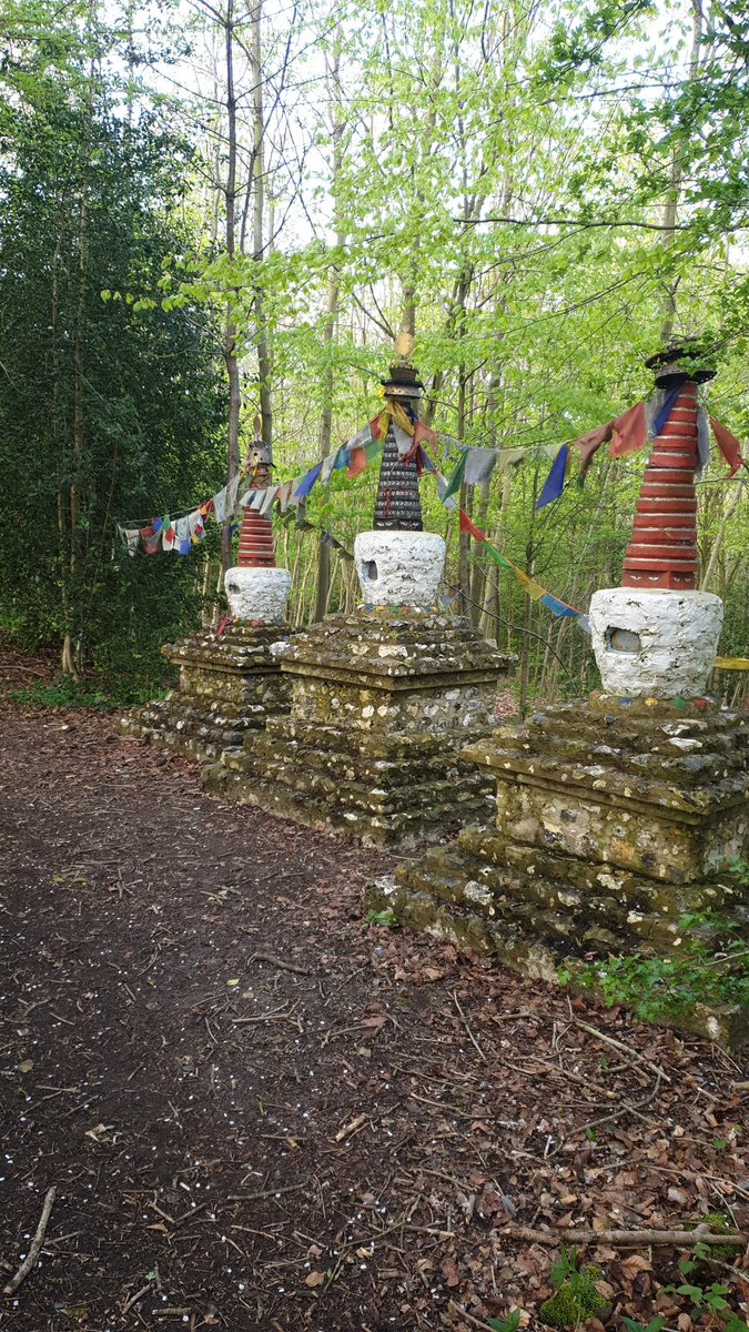 Very lucky to have places like the Stupas to jog past on my daily exercise.