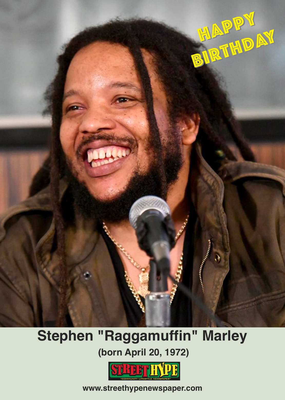 Happy birthday Stephen Marley. More blessings. 