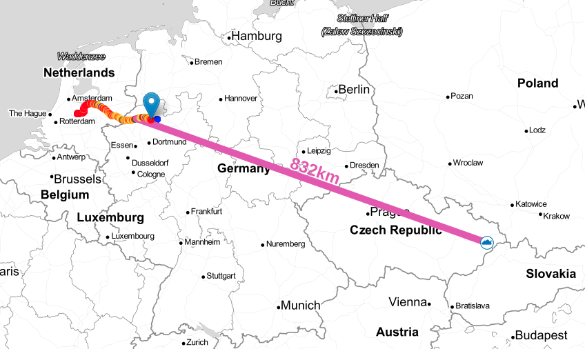 We tracked the high altitude balloon launched by <a href="/telkamp/">Thomas Telkamp</a> <a href="/lacuna_space/">Lacuna Space</a> during <a href="/thethingsntwrk/">The Things Network</a> #thethingsvirtualconference and guess what: a new LoRa world record of 832km!!

ttnmapper.org/track/?experim…

goo.gl/maps/RSaMXNgPH…

#stayhome