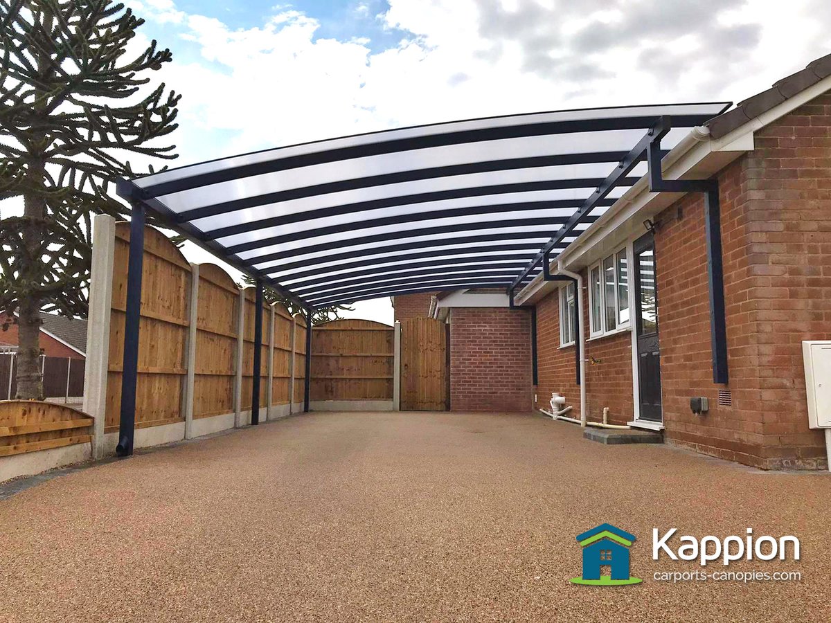 Kappion Carports Canopies On Twitter A Beautiful Bungalow Carport Installed In Stretton This Week Sympathetically Powder Coated In Ral 5011 Steel Blue This Customer Is Well Protected From The Elements Look