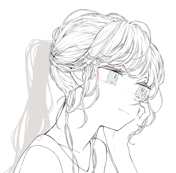 赤倉୨୧ Mayla Classicコラボ 後から色を塗ると 思ってた形と違うな この部分こんなに毛量いらんかった ってよくなりがちなので 特に黒髪や茶髪などの濃い色は線画 とのギャップが激しい 先に色を塗ってから線でなぞるやり方は個人的におすすめ