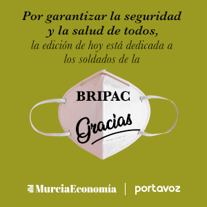 murciaeconomia's tweet photo. La edición de hoy la dedicamos a la BRIPAC #Gracias  @PortavozDigital  https://t.co/rWGEoXLV2F https://t.co/MflOlDaojJ