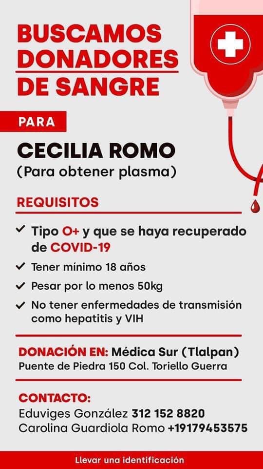 #ayuda #DonaVida <a href="/donaenvida/">Únete Dona en Vida</a> para la gran actriz #CeciRomo