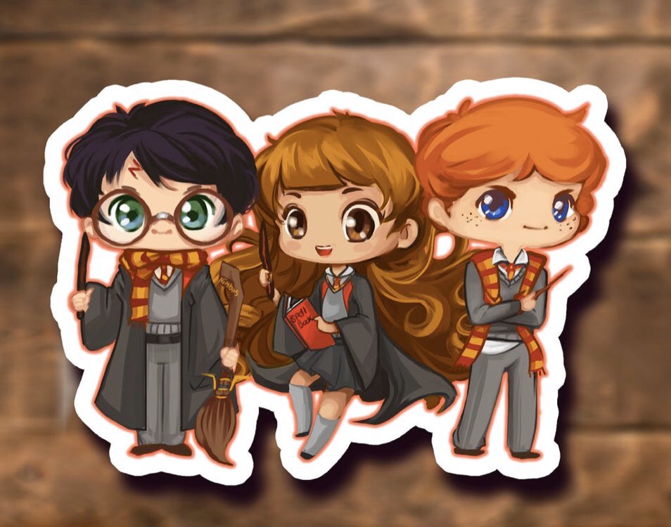 D. M. Larson on X: “Harry Potter” high quality stickers (washable