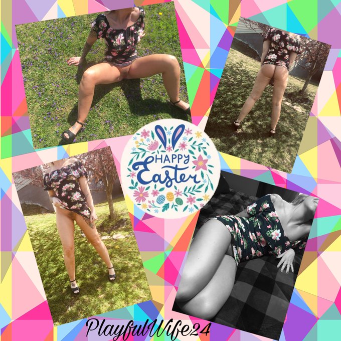 PIayfulWife24's tweet photo. Happy EasterππΈ
#IsolationEaster
#Spring
#Easter2020 https://t.co/46XVe6MIw3
