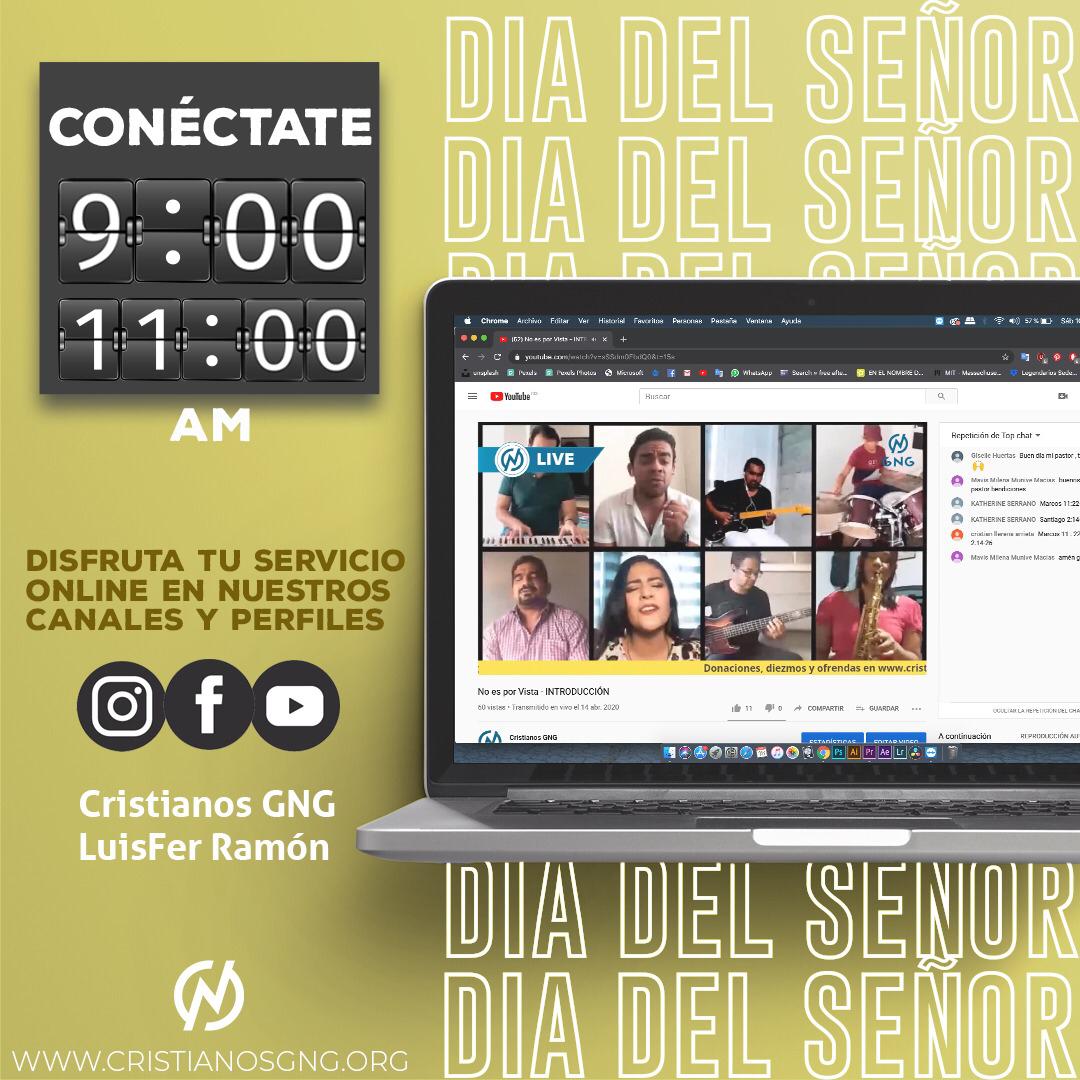 RadioMagdalena's tweet photo. #ElPlanEs este domingo para quienes por el #AislamientoObligatorio su cita con Dios es #Online ⛪una maravillosa opción es con #GNG ⤵buscalos y conectate 🎶🎧 @PASTORLUISFER https://t.co/ltKyIPDKkU