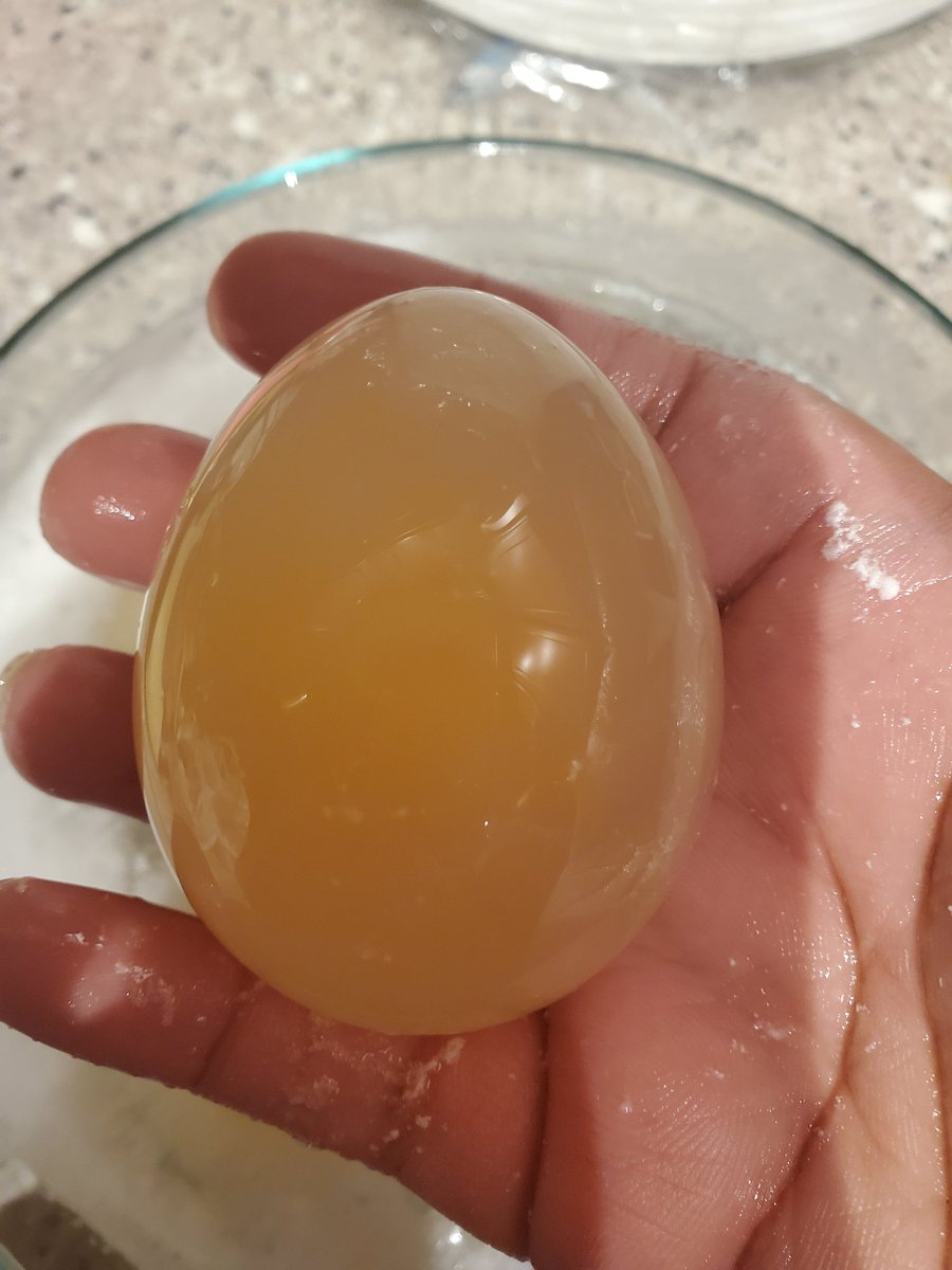 Nc Cap On Twitter What Happens When You Soak An Egg In Vinegar For 3 Days A Chemical Reaction The Shell Dissolves And The Acetic Acid Reacts With The Calcium Carbonate In