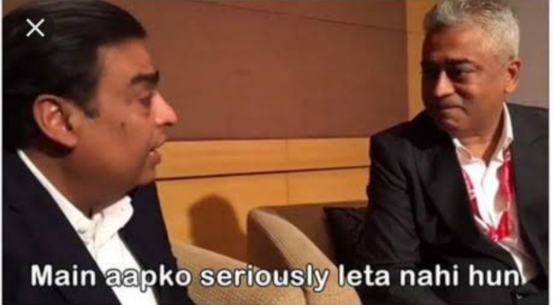 Me: Happy birthday You are finest example in support of India development... Thank you 
Mukesh Ambani: 
