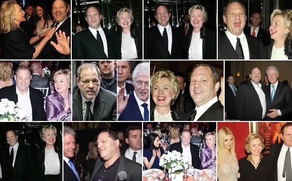 Hillary Clinton, Quién recibió 1,4 millones de dólares para su campaña de parte de Weinstein, jamás dijo nada al respecto.