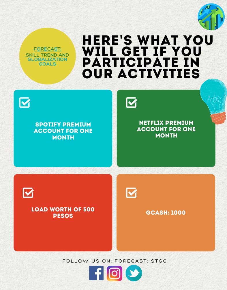 forecastSTGG's tweet photo. 2. You must have a GCash account (only applicable to those who want to receive Php 1000 worth money on their GCash account) 

3. Like and share this post

4. Mention some of your friends

5. Comment down below a screenshot for a proof that you did follow the said rules above. https://t.co/5a0ve1Onia