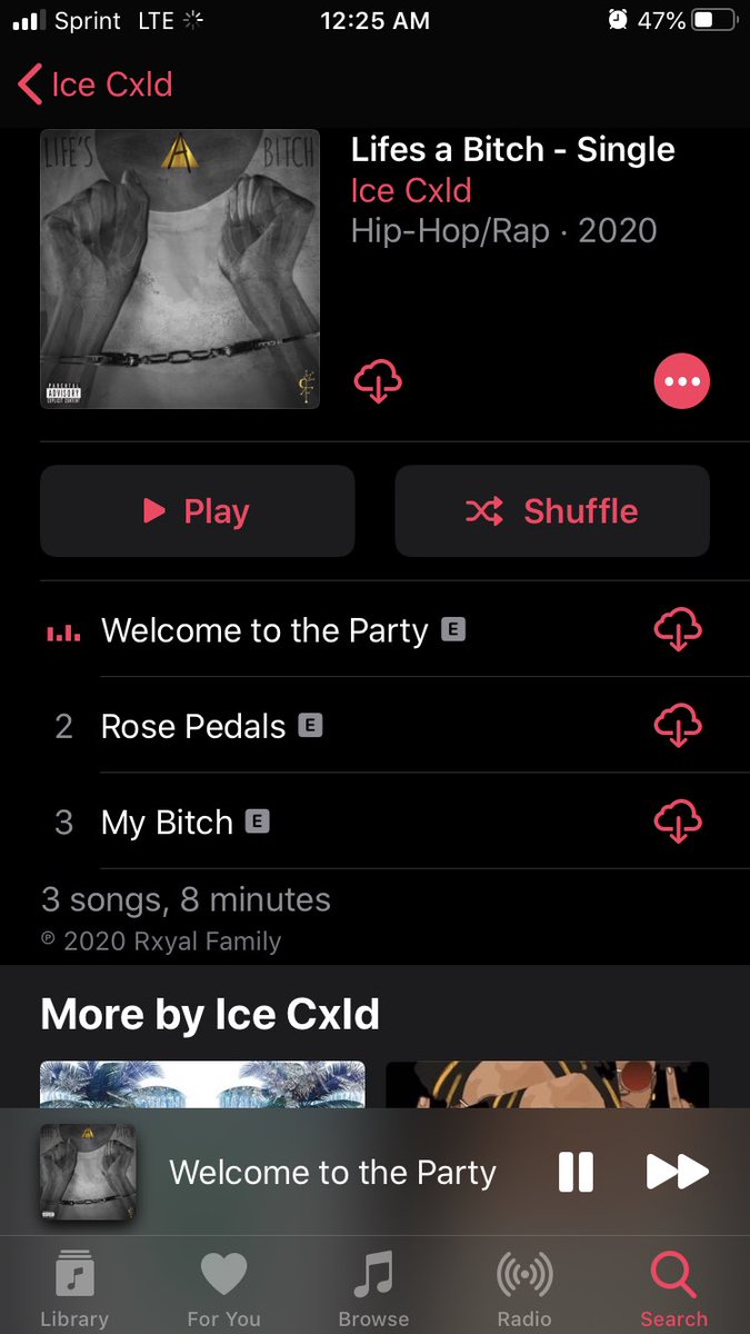 IceCxld's tweet photo. NEW EP #LIFESABITCH

OUT NOW EVERYWHERE !! https://t.co/6hhhwyXZjV