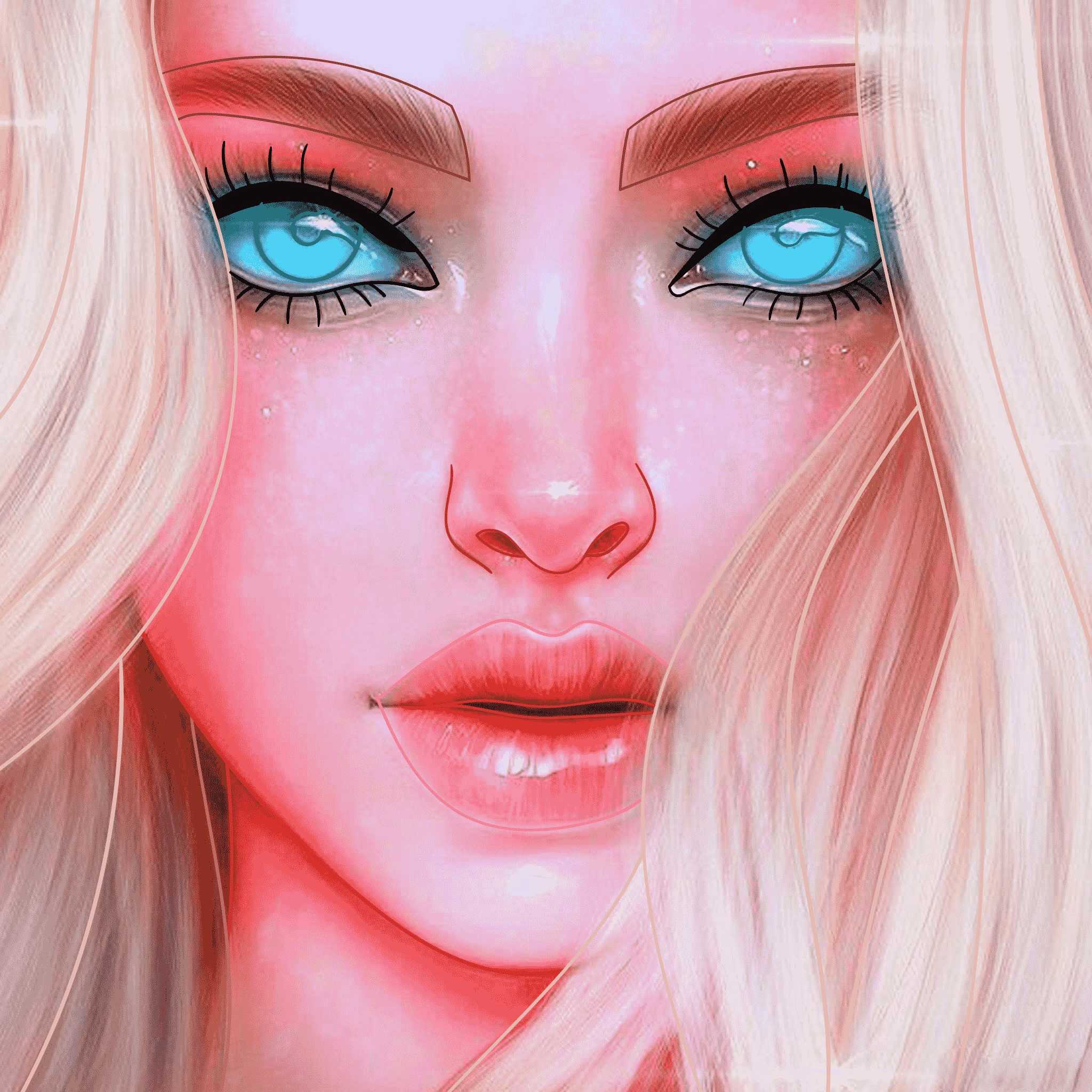 Procreate портреты Джулия Разумова