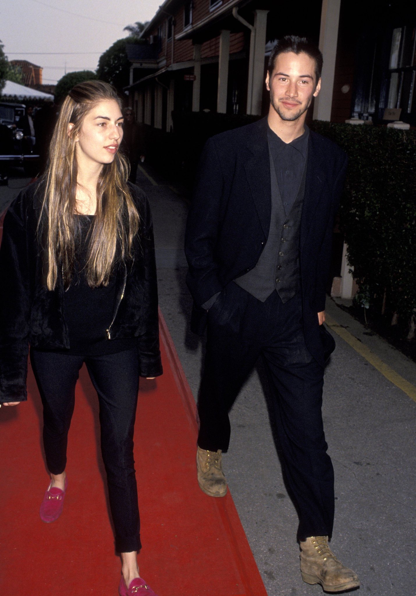 Keanu & Sofia Coppola [1992] Though their relationship didn't last long,  Coppola gave him a credit shoutout in her first film, Lost in Translation.  : r/KeanuBeingAwesome