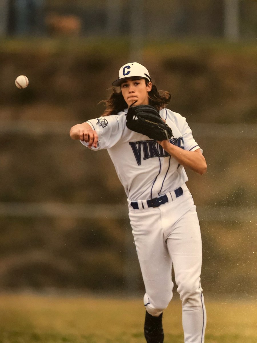 Senior Spotlight: Kyle Russell  
Kyle has played baseball since the Tball days. He's been part of the Curtis Baseball family for a while starting w/ being a bat boy &amp; finishing w/4 years of playing! Favorite memory is 2019 playoffs!
Next year he will be playing for WSU!
