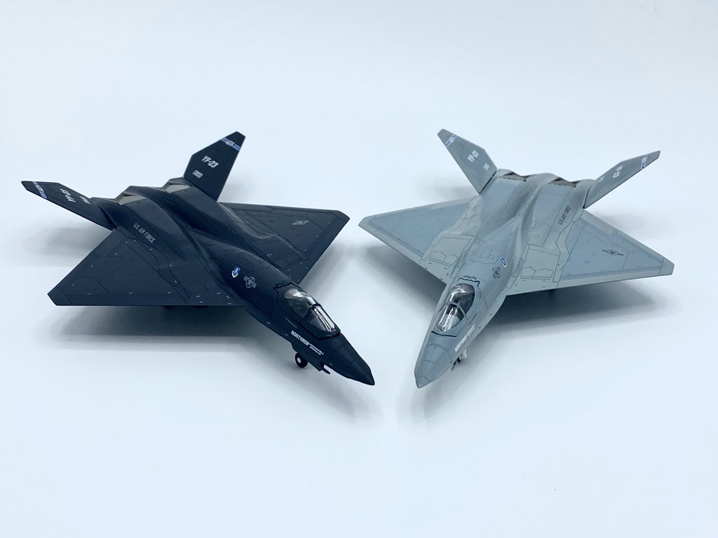 1/144 YF-23 スパイダー 雷鳥8号 على X: 