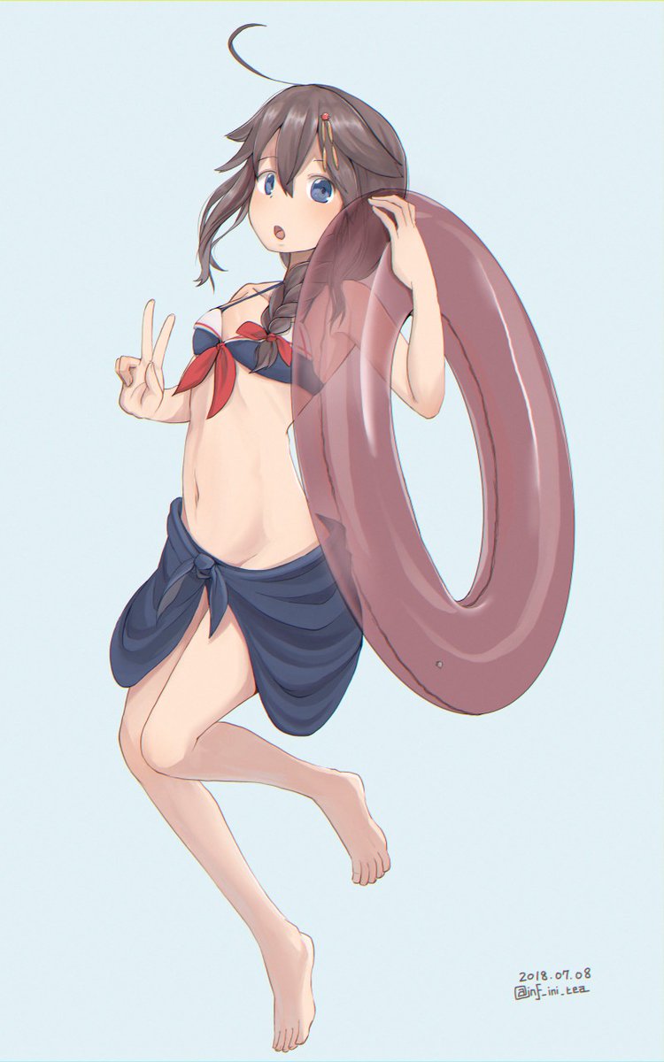 #あったかくなってきたから水着絵貼ろうぜ
思ったより描いてた。 