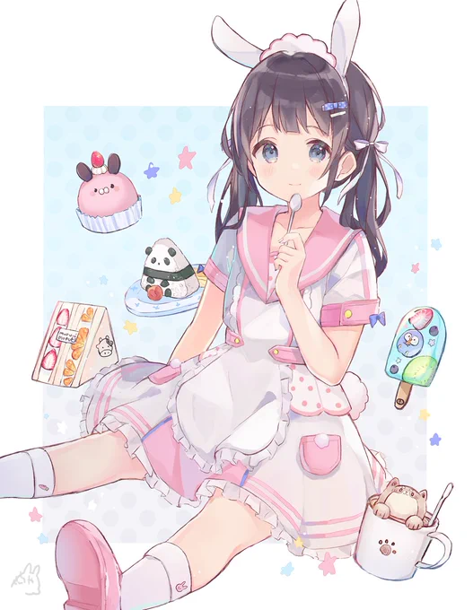 大好きな上倉エクさん(@ekureea)からバトンをいただきました!ありがとうございます…!??
女の子や動物を描くのが好きです!☺?
#絵描き繋がれ 
