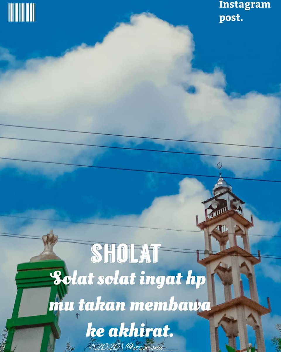 Wsnujniprmna1's tweet photo. Mari jalan kan kewajiban solat asyar...
•
•
• 📌 Pamalayan, Jawa Barat, Indonesia 💡 Lightroom ft phonto
.
.
.
.
.
.
.
.
.
.
#typogrammer #typofeedgram #typogramfeed #instacreativestories #creativefeeds #madewithstories #creativestories #creativepost #instanesia_id https://t.co/vv8QF0UFFM