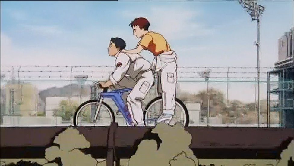 旧ザク 自転車の日 4月19日は自転車の日という事で アニメの自転車二人乗りは 夢があって良いですよね でも 現実では自転車の二人乗りは道交法違反となりますので 絶対に止めましょう T Co 2c5qjwwgtb Twitter