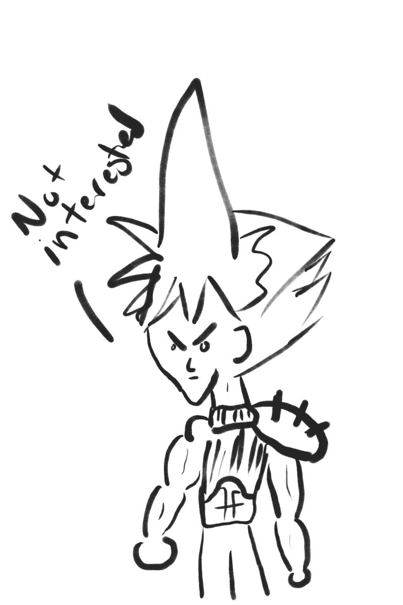 Doodlemanjamth1's tweet photo. He's not interested ok?
#doodle #FFVII #FFVIIR https://t.co/HBbxhx2n4N