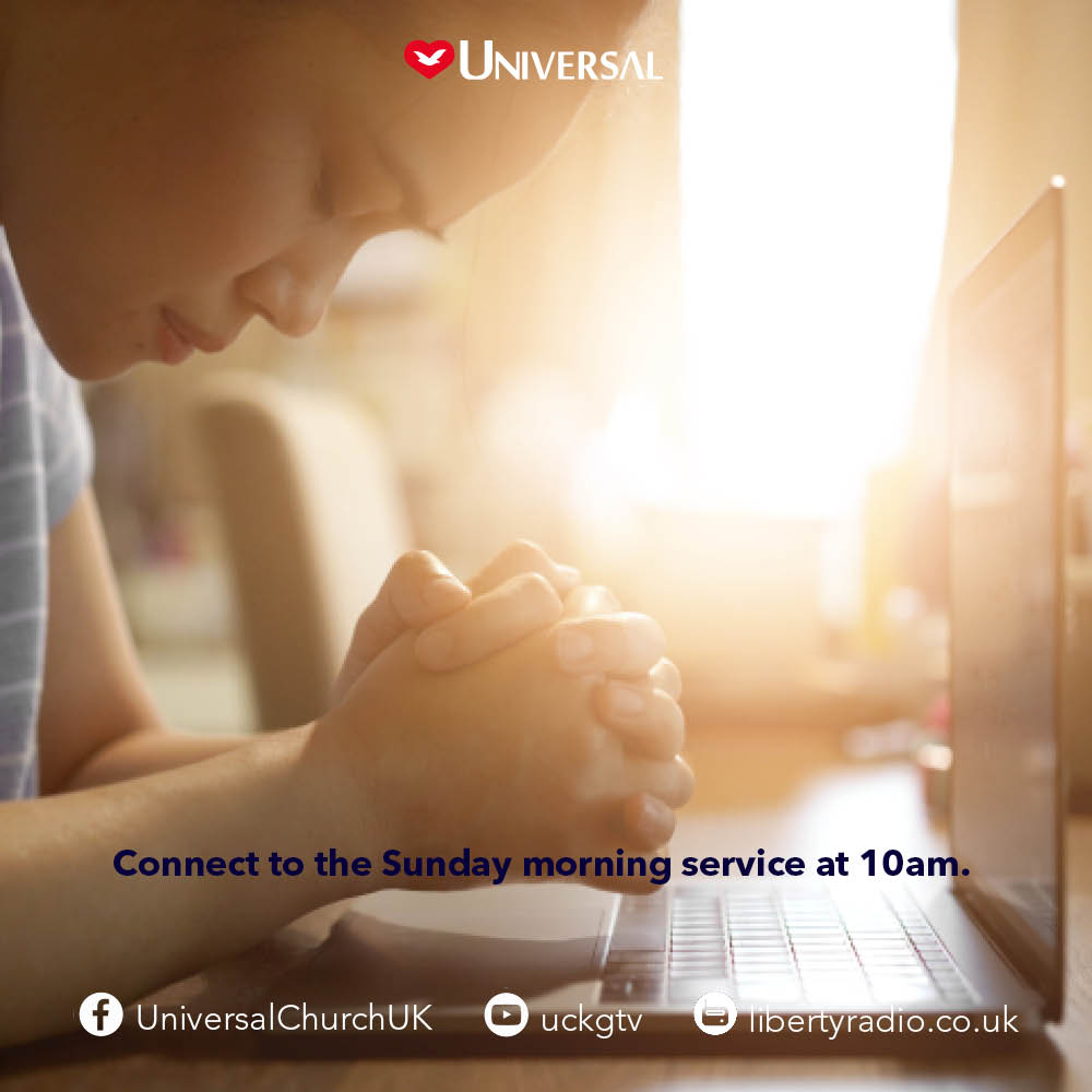 TheHelpCentre's tweet photo. In times of crisis, our faith is important.
Connect to our Sunday service at 10am.
Livestream links:
▪️Facebook - UniversalChurchUK
▪️YouTube - https://t.co/leqOXNIscD
▪️Liberty Radio - https://t.co/nq3Dt3VkTo
#Sunday #ConnectedToGod #Universal https://t.co/I8j0Yu2R7D