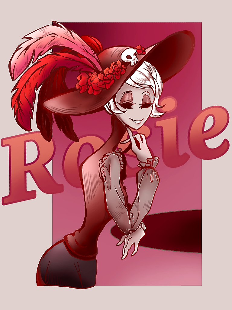 ハズビンホテル #HazbinHotel ロージーさぁ〜ん とってもお綺麗ですぅ