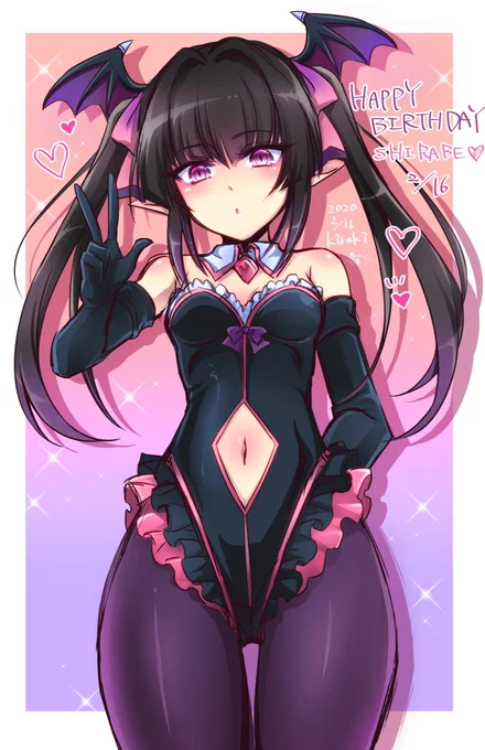 お揃い小悪魔なきりしらちゃん?? 
