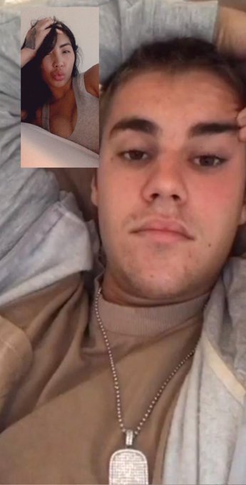 I&rsquo;m so fucking dead 💀 this filter really on Snapchat 😂 hey @justinbieber https://t.co/XvZNE3Q5ka<a href="/tag/bangs"class="tags"><span>#bangs</span></a>