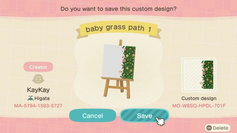 Baby Flower BordersSharing my path borders I made bc I saw lot of people asking about borders! I also have some matching grass and flower designs too  #acnh    #animalcrossing    #ACNHDesigns  #AnimalCrossingNewHorizons  