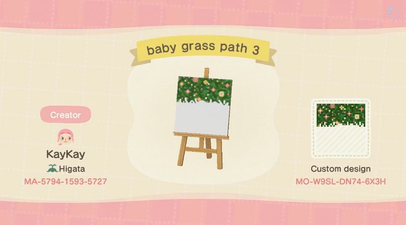 Baby Flower BordersSharing my path borders I made bc I saw lot of people asking about borders! I also have some matching grass and flower designs too  #acnh    #animalcrossing    #ACNHDesigns  #AnimalCrossingNewHorizons  