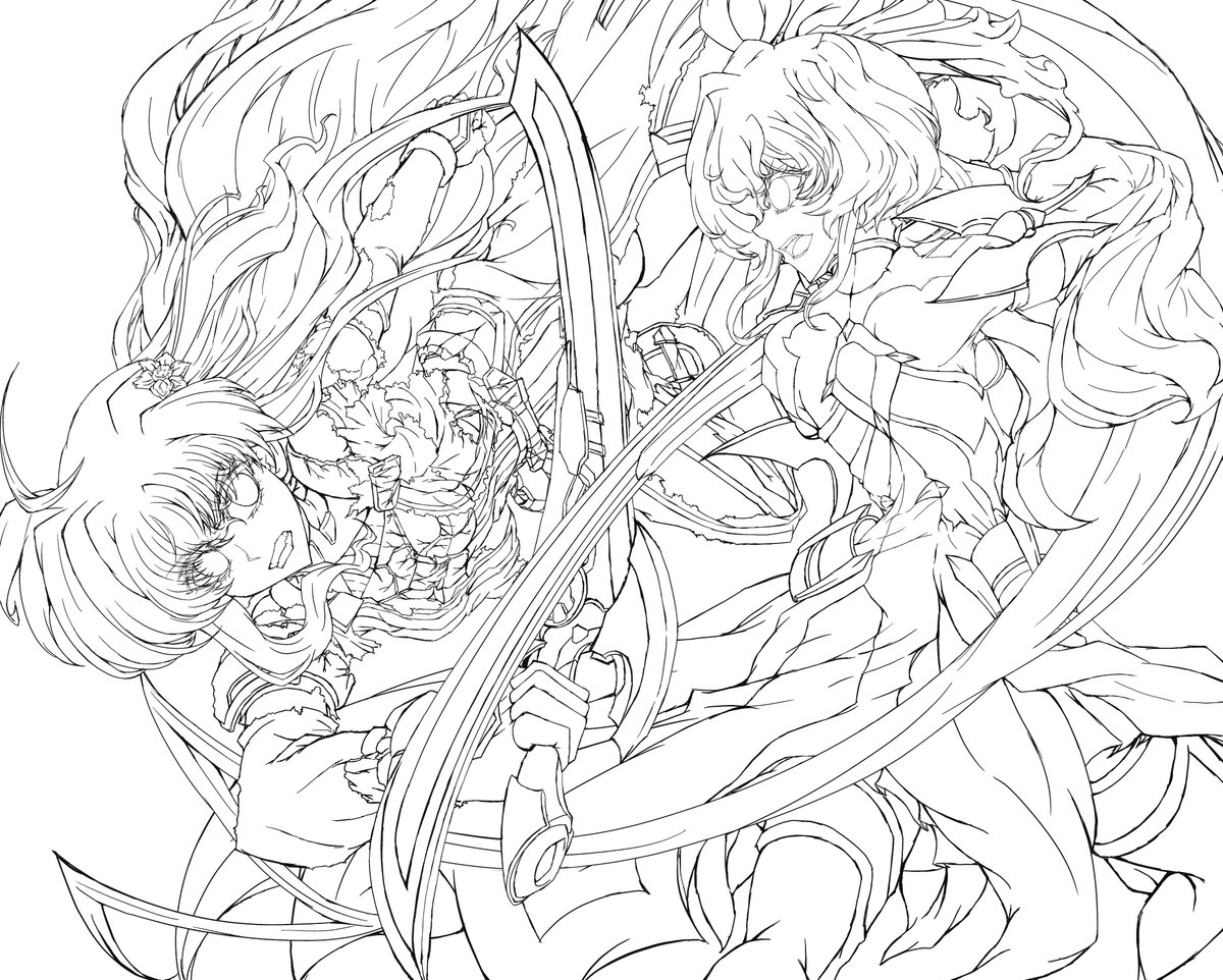 凪沢秋人 Skeb募集中 On Twitter リリカル塗り絵 塗った 素敵な線画塗らせていただきました ドレスの色悩んだんですが それぞれの瞳の色に合わせてみました シックななのはさんと華やかなヴィヴィオちゃんって感じです ではでは この度はありがとうございました