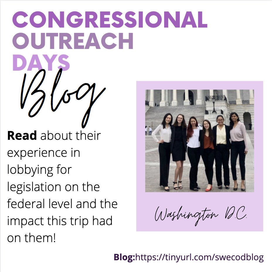 SWE Advocacy!  Read the blog and find out more about UCB SWE’s trip to Washington D.C. this past March!