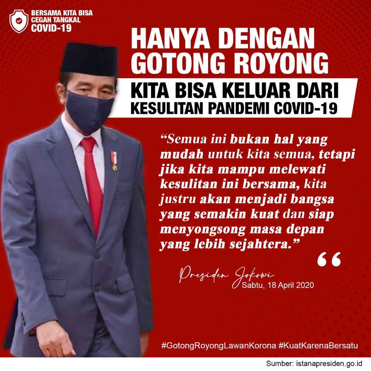 YfrYusub's tweet photo. #BersatuCegahCovid19 https://t.co/daHB54X5Dr