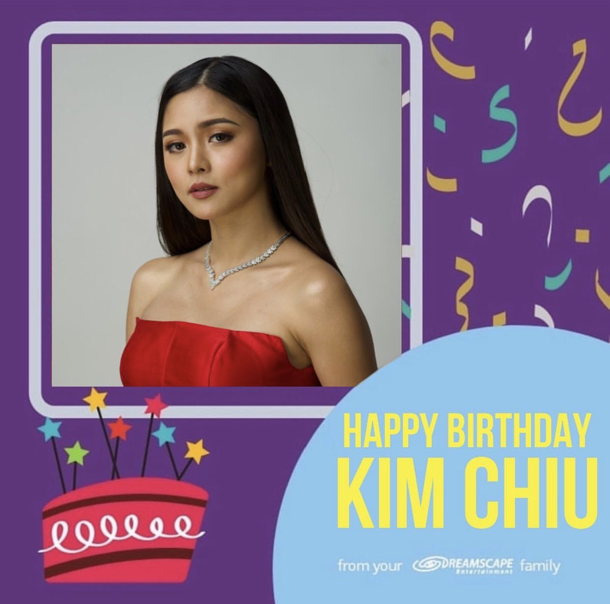 Happy Birthday Kim Chiu from family ! 