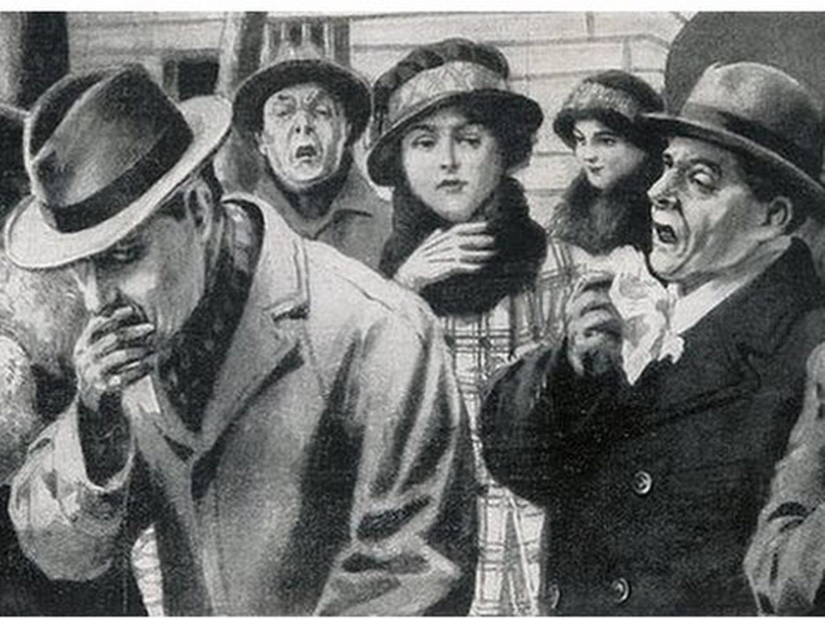 During 1918’s influenza, there were people who thought the whole thing was overblown.Protestors in San Francisco formed the Anti-Mask League which met in a large group of thousands to protest against public health measuresThey even tried to bomb the mayor who encouraged masks