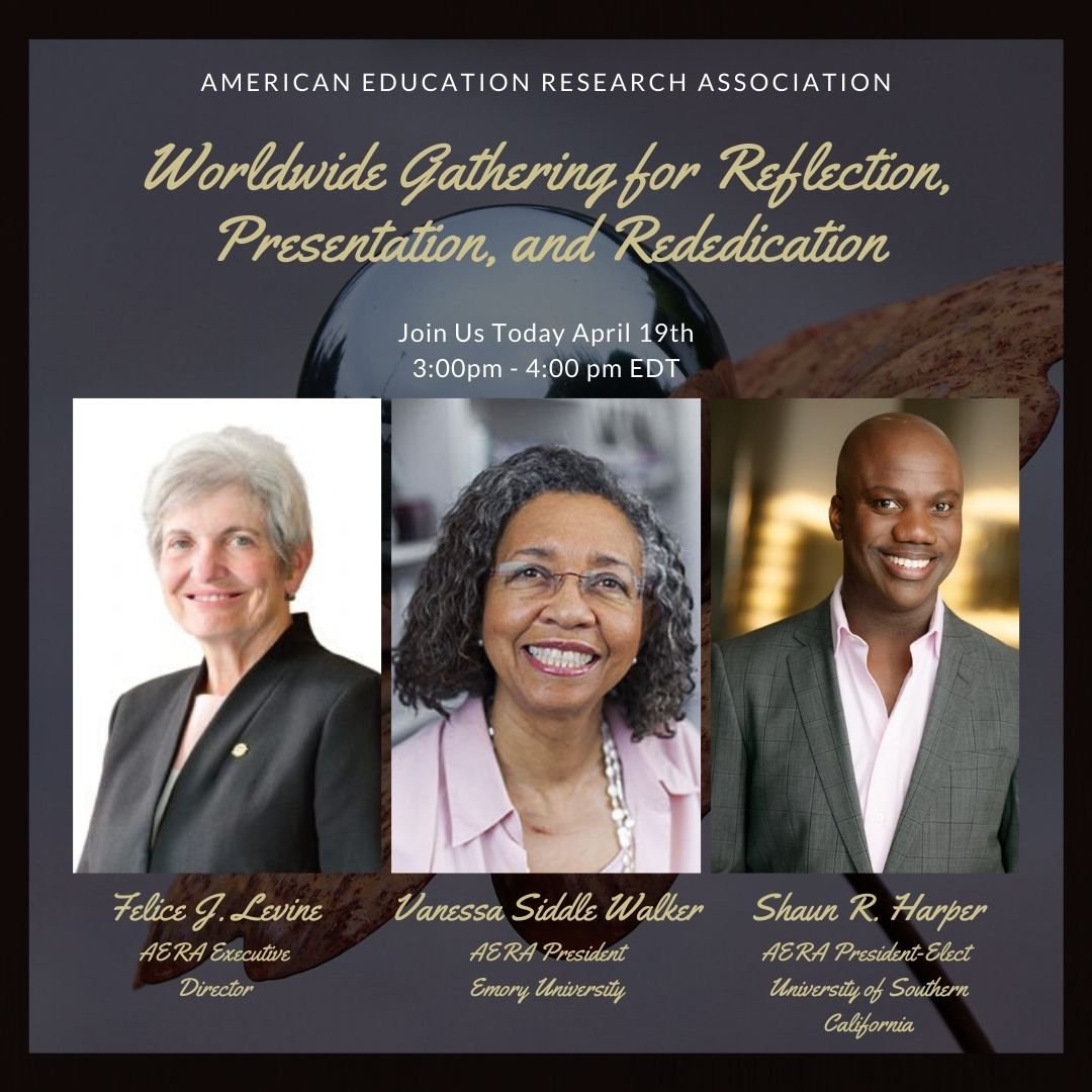AERA_Grads's tweet photo. Join us TODAY from 3:00pm – 4:00pm EDT for the AERA 2020 Worldwide Gathering a Worldwide Gathering for Reflection, Presentation, and Rededication. This live zoom event is free. Link in Bio to RSVP. #AERAPresPresentation #AERA20 #AERA2020 #VirtualAERA https://t.co/jmb91NVtOR
