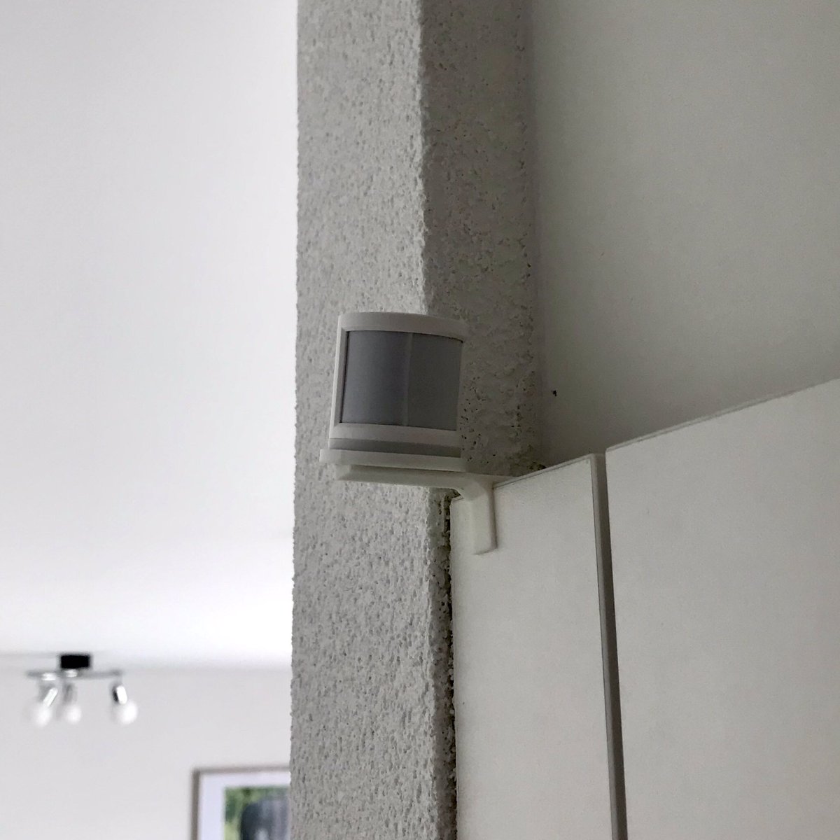 Just finished designing and printing a stand for my #Xiaomi motion sensor. #DIY #3Dprinting #Ender3Pro <a href="/Creality3dprint/">Creality Official Store #creality3d</a>