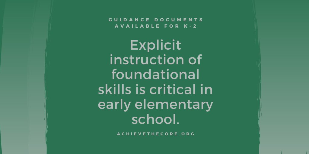 Hey K-2 teachers! Quickly get up to speed on key foundational skills concepts with this one-pager! Take a look here: bit.ly/2R7lvQK #iteachprimary #coreadvocates