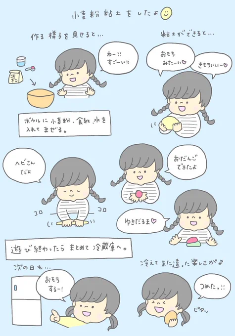 あーる家のおうち時間の過ごし方②

小麦粉粘土は気に入ったようで何度も繰り返し遊んでた?日持ちしないので次の日の夜には処分したけど??

#育児日記 #育児絵日記
#うちで過ごそう #おうち時間 