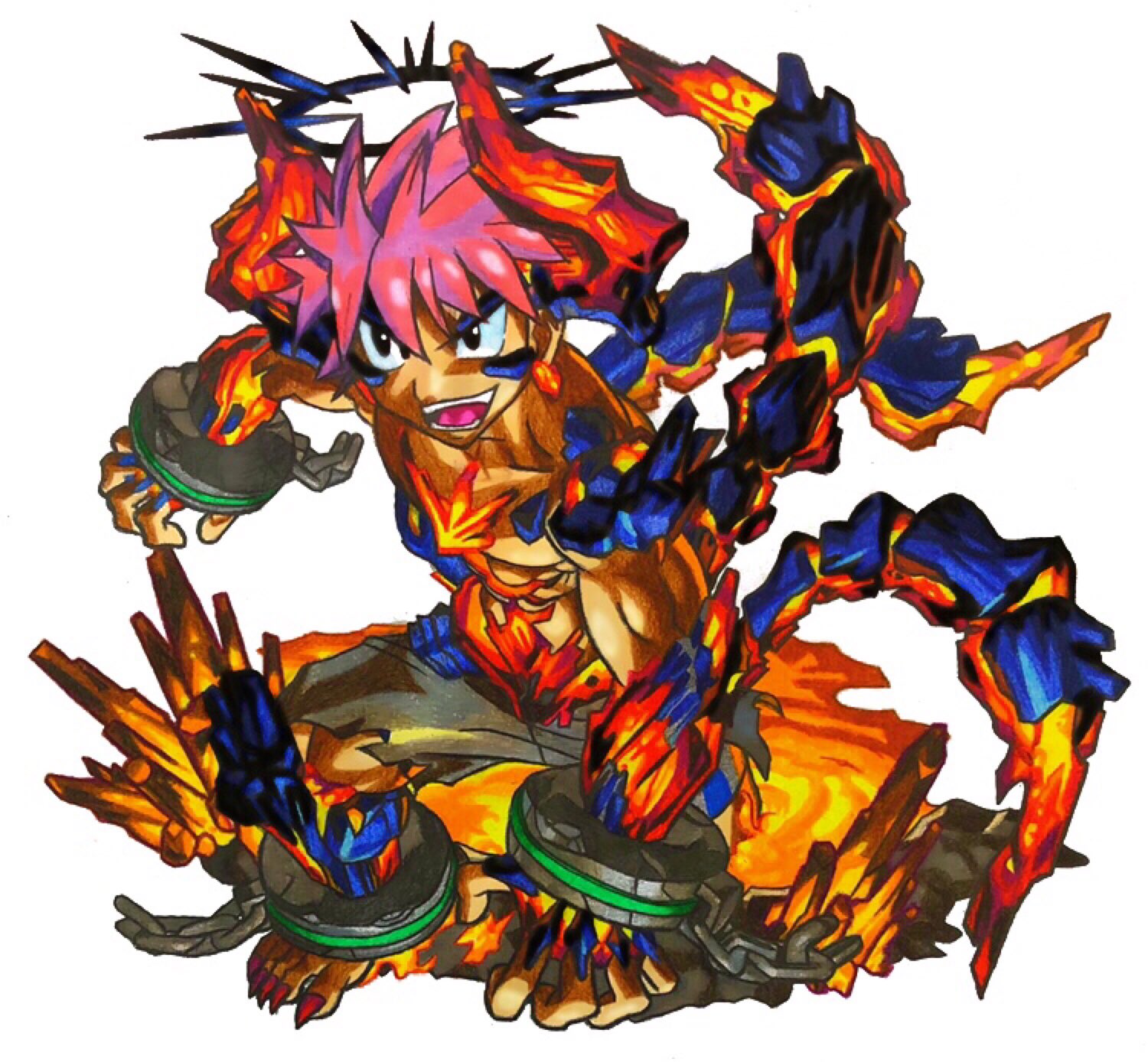 Jm Rsa アニメ モンスト イラスト 手書き Fairy Tail ナツ ドラグニル モンスト アダマンタイト 超絶 激情沸き立つ反発の邪鉱 Fairytail モンスト T Co Js97itqu Twitter