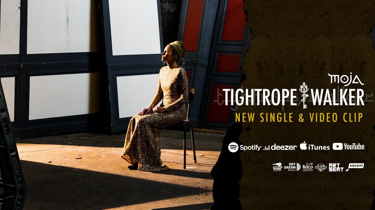 MojaOfficiel's tweet image. #NEWVIDEOCLIP 📺
✨ youtu.be/uahC3xfcRPU
✨ &quot;Tightrope Walker&quot; est maintenant disponible sur toutes les plateformes digitales : smarturl.it/MOJAHome 
Enjoy &amp;amp; share !
@daydreammusicfr Musical Impact @COMEONTOUR35 #BacoDistribution
📷 @tidav182