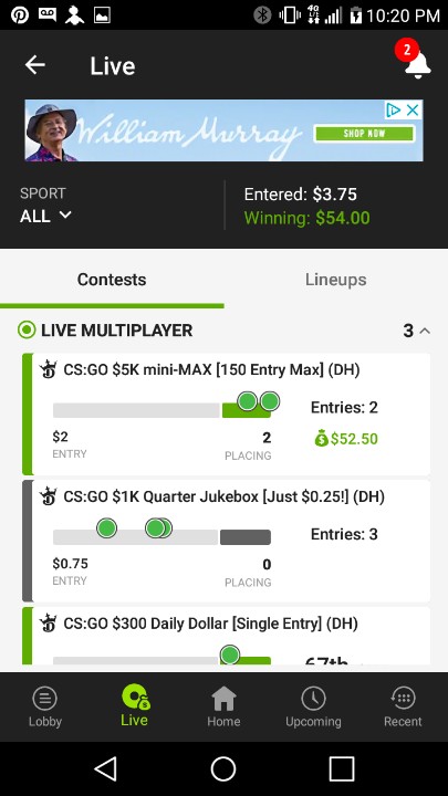 Pretty nice ROI in CS:GO last night thanks to <a href="/smitchell17/">Sean Mitchell</a> ! @fantasydegens @fantasyalarm