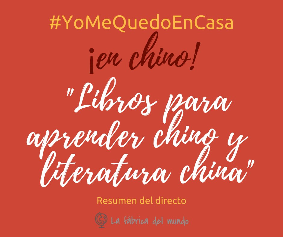 LFDM_chino's tweet photo. ¡Hace unos días hice un directo sobre libros! Mostré algunos de los que he usado para aprender chino, hice recomendaciones y los participantes también compartieron apps y recursos para seguir aprendiendo 👏 ¡Gracias! Resumen del directo en Facebook e Instagram (lafabricadelmundo) https://t.co/64da6NfJrU