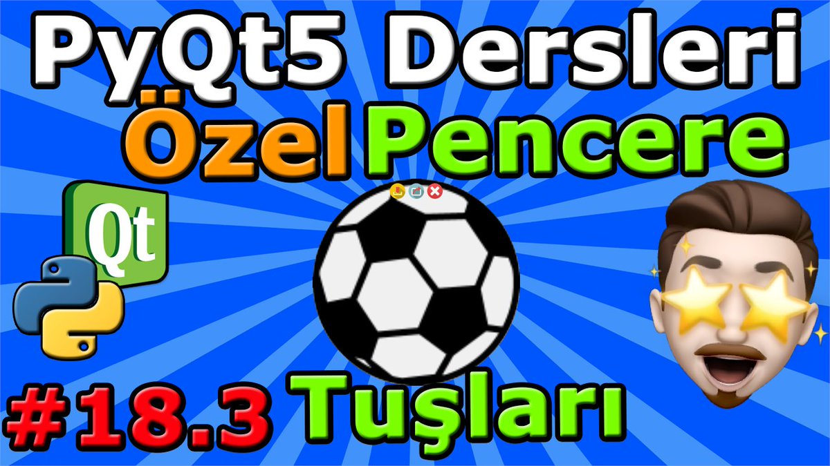 YapayZekaLabs's tweet image. PyQt5 dersleri 18.3 Yuvarlak Arayüz için Pencere Tuşları youtu.be/L-YLPvfzjE0 via @YouTube #python #python3 #pythongui #pythonprogramming #pyqt #pyqt5 #qtforpython #qt #qtdesigner #pyqt5dersleri