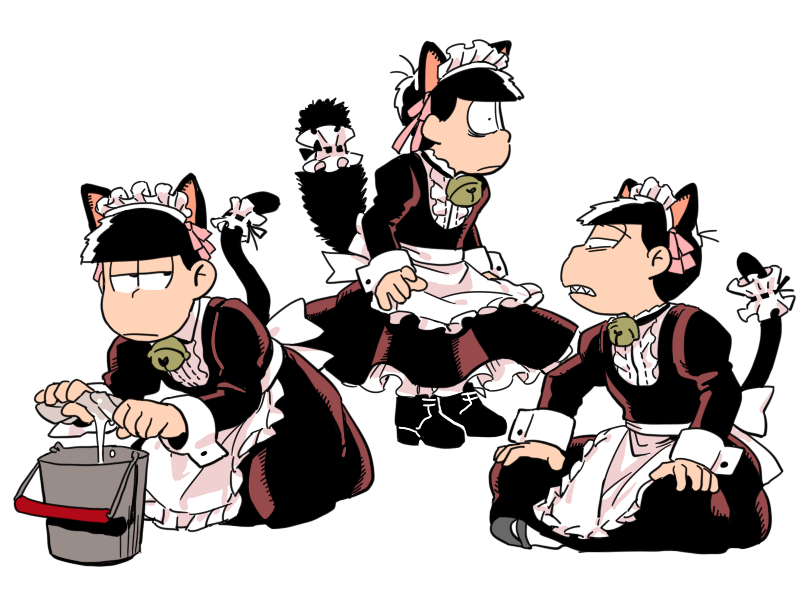 一松 「これはネコミミメイド四男 」|ブリテイルのイラスト