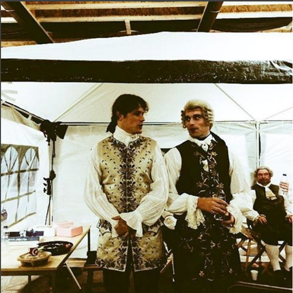 StanWeber_SO's tweet photo. It's not acceptable what going on against @SamHeughan. He's such a nice and hard working guy with a great humor. It was and is always a pleasure to meet him. We have to respect his privacy. #standforsam #Outlander https://t.co/jmDI3pRztI