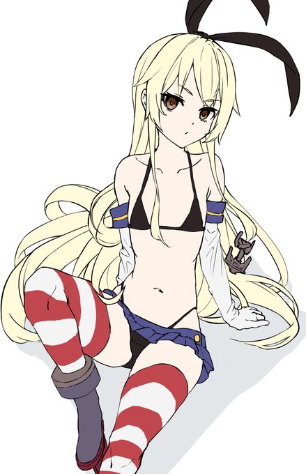 結構前に途中まで描いたビキニ島風もツイートしとこっと
そのうち塗るのだ 